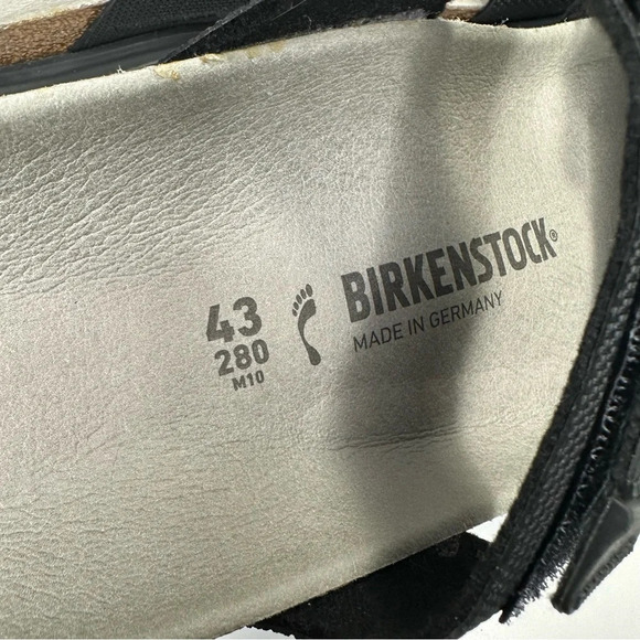 NWOT Birkenstock Men\'s Sahara Black Sandals Slip On Shoes. Sz: EU43/US 10 main image 10